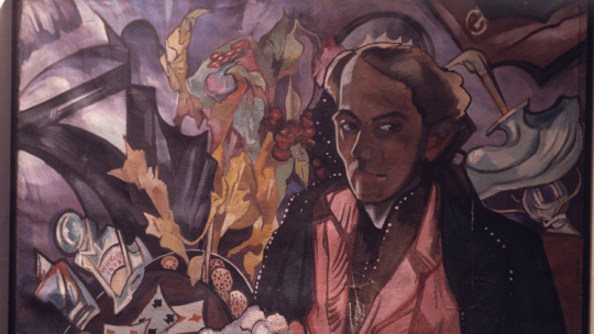 Stanisław Ignacy Witkiewicz – autoportret. Fot. PAP/Reprodukcja/I. Jarosińska