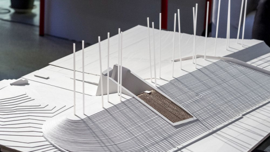 Projekt pomnika Ofiar Deportacji Mieszkańców Górnego Śląska do Związku Sowieckiego w 1945 r. autorstwa Michała Dąbka i Jana Kuki. Fot. PAP/A. Grygiel