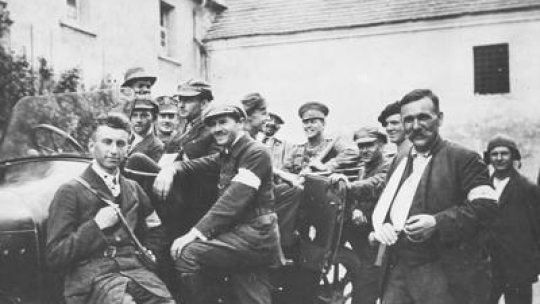 05 1921 r. III Powstanie Śląskie – grupa powstańców. Źródło: NAC