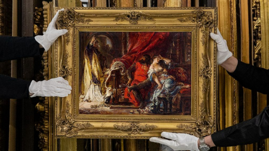 „Święty Stanisław karcący Bolesława Śmiałego” Jana Matejki. Źródło: materiały prasowe DESA Unicum w Warszawie