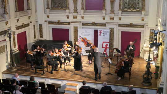 W Wiedniu uczczono jubileusz 10-lecia orkiestry „Camerata Polonia”. Źródło" Instytut Polski w Wiedniu