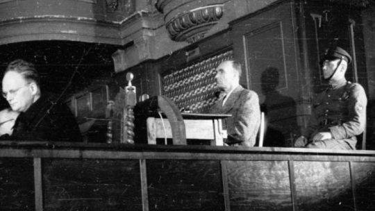 Arthur Greiser przed sądem w Poznaniu. Fot. PAP/CAF/J. Żyrzkowski