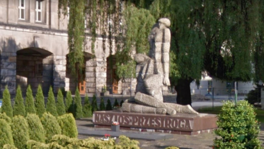 Pomnik Martyrologii Profesorów Lwowskich we Wrocławiu. Źródło: Google Maps – Street View