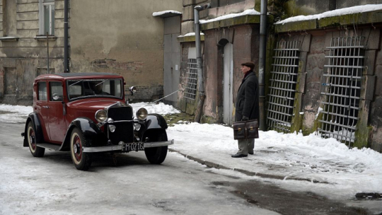 Plan filmu „Ułaskawienie” w reżyserii Jana Jakuba Kolskiego w Przemyślu. Fot. PAP/D. Delmanowicz