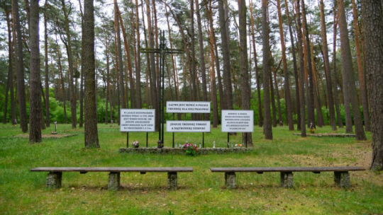Miejsce pamięci narodowej w Lasach Rożnowskich. Fot. PAP/J. Kaczmarczyk