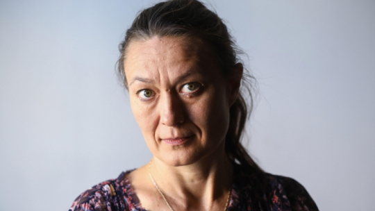 Warszawa, 07.09.2021. Reżyserka spekataklu Małgorzata Bogajewska uczestniczy w Teatrze Ochoty im. Haliny i Jana Machulskich w Warszawie, 7 bm. w próbie medialnej przedstawienia „Tramwaj zwany pożądaniem”. Fot. PAP/R. Guz