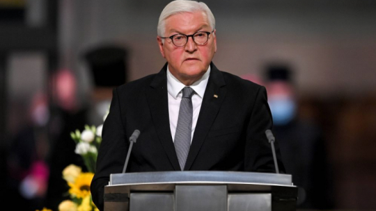 Prezydent RFN Frank-Walter Steinmeier. Fot. PAP/EPA/S. Steinbach