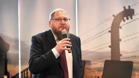 Dyrektor Muzeum Auschwitz Piotr Cywiński. Fot. PAP/J. Bednarczyk