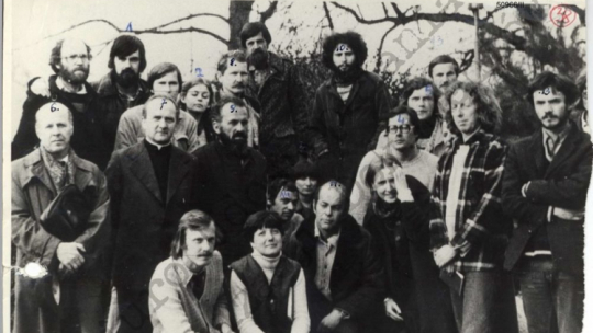 Głodówka KOR w Podkowie Leśnej trwająca od 7 do 17 maja 1980 r. w kościele św. Krzysztofa. Źródło: IPN