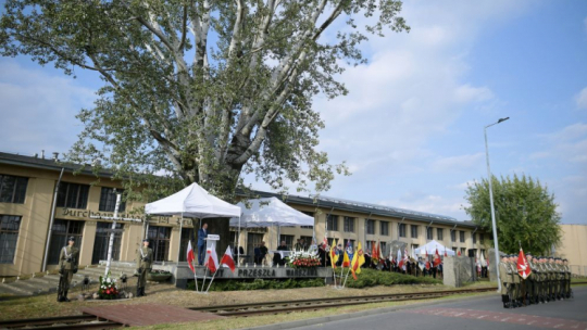 Obchody Dnia Pamięci Więźniów Obozu Dulag 121 i Niosących Im Pomoc. Pruszków, 02.10.2021. Fot. PAP/M. Obara