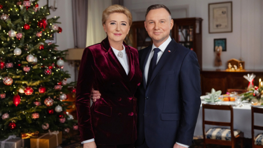 Andrzej Duda i Agata Kornhauser-Duda. Źródło: Prezydent.pl