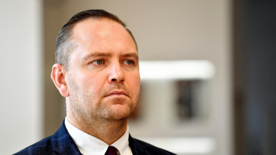 Prezes Instytutu Pamięci Narodowej Karol Nawrocki. Fot. PAP/P. Nowak