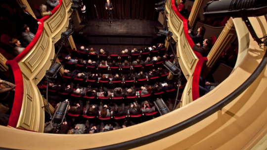 Wnętrze budynku Teatru Starego w Lublinie. Fot. PAP/W. Jargiło