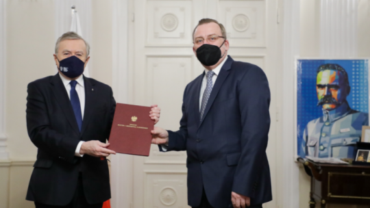 Janusz Janowski objął stanowisko dyrektora Zachęty. Źródło: MKIDN/ Fot. Danuta Matloch