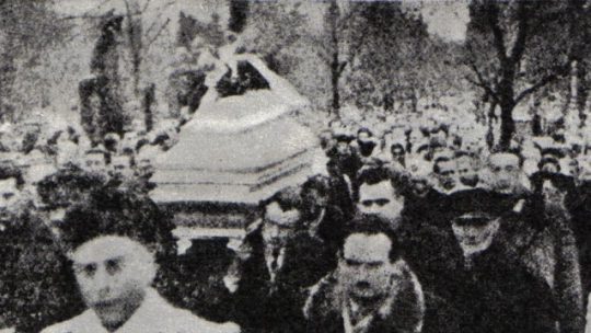 Pogrzeb Bohdana Piaseckiego. Źródło: Wikimedia Commons