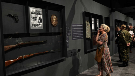 Wernisaż wystawy czasowej „Walka i cierpienie. Obywatele polscy podczas II wojny światowej” w Muzeum II Wojny Światowej. Gdańsk, 01.09.2019. Fot. PAP/A. Warżawa