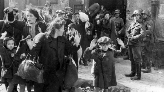 Ostateczny koniec Powstania w getcie warszawskim oraz zakończenie akcji likwidacji getta i eksterminacji zdecydowanej większości jego mieszkańców. Warszawa, 16.05.1943. Fot. PAP/Reprodukcja