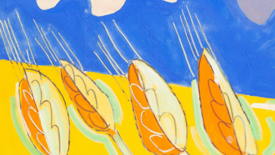 Władysław Strzemiński "Pejzaż - Kłosy". Źródło: DESA Unicum