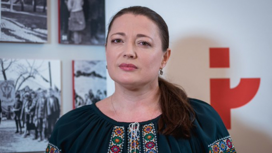 Radna, ratowniczka, mieszkanka Mariupola. Źródło: www.twitter.com/InstPileckiego