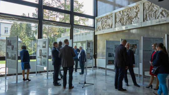 Otwarcie wystawy „Polityk. Prawnik. Mistrz. Wiesław Chrzanowski (1923–2012)”. Źródło: Muzeum Historii Polski