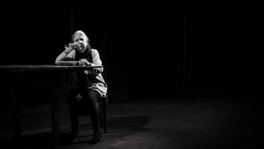 Na zdjęciu: Krzesisława Dubielówna. Fot. Mikołaj Pływacz. Źródło: www.facebook.com/Teatr.Polski.we.Wroclawiu