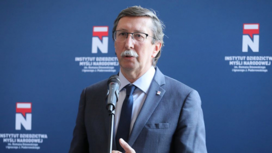 Dyrektor Instytutu Dziedzictwa Myśli Narodowej prof. Jan Żaryn. Fot. PAP/P. Supernak