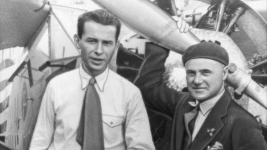 Stanisław Wigura i Franciszek Żwirko. Źródło: NAC
