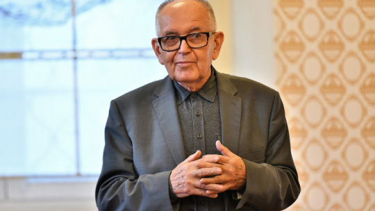 Dyrektor Zakładu Narodowego im. Ossolińskich dr Adolf Juzwenko. Fot. PAP/M. Kulczyński
