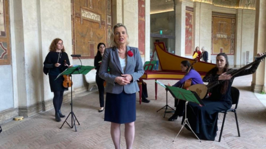 Dzień Polonii i Polaków za granicą w ramach Dni Polskiego Dziedzictwa w Villa Giulia. Źródło: Ambasada RP we Włoszech
