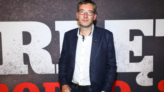 Warszawa, 05.09.2022. Reżyser Krzysztof Łukaszewicz na premierze filmu „Orlęta. Grodno’39” w Multikinie Złote Tarasy w Warszawie. Fot. PAP/R. Guz