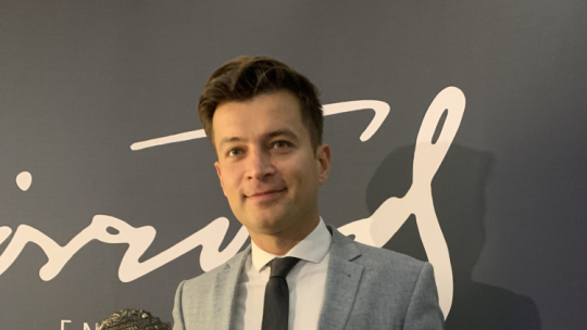 Jakub Małecki, laureat tegorocznej Nagrody im. Cypriana Kamila Norwida. Źródło: Facebook/Jakub Małecki