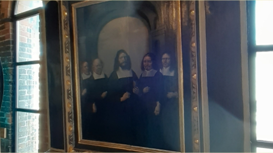 „Portret przełożonych szpitala św. Gertrudy w Szczecinie” Heinricha Redtela przeszedł renowację. Źródło: Muzeum Narodowe w Szczecinie