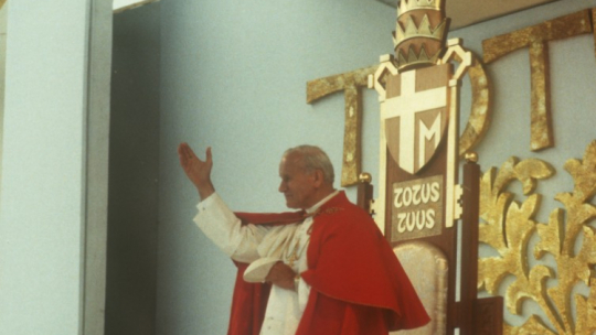 II pielgrzymka papieża Jana Pawła II do Polski. Częstochowa, 18.06.1983. Fot. PAP/G. Rogiński