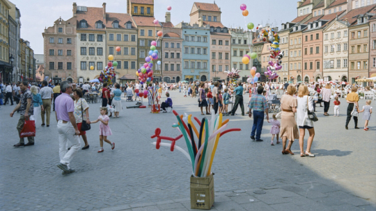 Zdj. Sylwestra Brauna: Rynek Starego Miasta. Źródło: Muzeum Warszawy