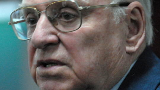 Dramatopisarz i reportażysta Janusz Krasiński. Fot. PAP/A. Rybczyński