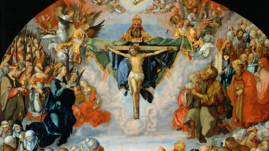 "Wszyscy święci" Albrechta Dürera. Źródło: Wikimedia Commons