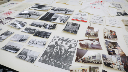 Prezentacja archiwaliów będących zapisem historii polskiej opozycji antykomunistycznej i aparatu represji PRL. Fot. PAP/A. Zawada
