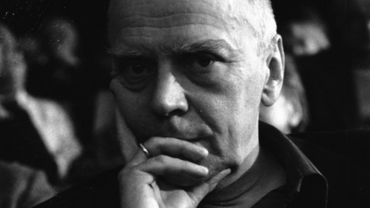 Jarosław Marek Rymkiewicz, 1990 r. Fot. PAP/J. Mazur