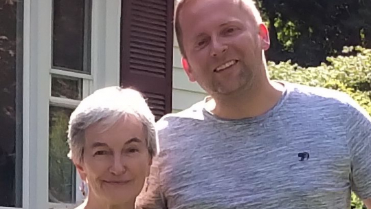 Gina James i Michał Oleszczyk, sierpień 2019 r., autor: Odie Henderson