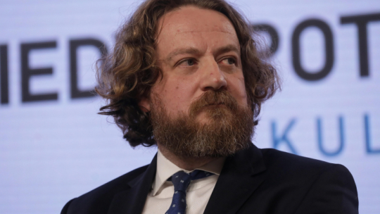 Prezes Telewizji Polskiej Mateusz Matyszkowicz. Fot. PAP/A. Zawada