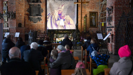 Grób Pański w kościele św. Brygidy w Gdańsku. Fot. PAP/A. Warżawa