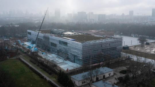 Na terenach Cytadeli Warszawskiej powstaje Muzeum Historii Polski. Warszawa, 11.01.2023. Fot. PAP/A. Lange