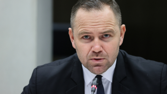 Prezes IPN Karol Nawrocki. Fot. PAP/L. Szymański