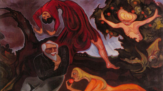 „Kuszenie św. Antoniego” Witkacego. Źródło: Wikimedia Commons