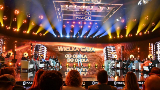 Konferencja prasowa i prezentacja gwiazd 60. Krajowego Festiwalu Piosenki Polskiej - Opole 2023 w siedzibie TVP w Warszawie. Fot. PAP/A. Lange