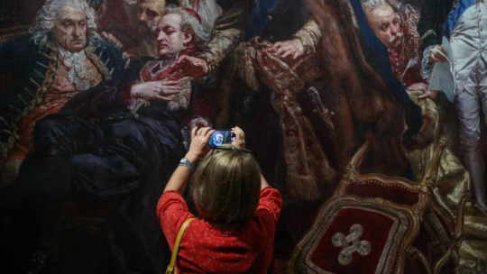 Otwarcie wystawy „Matejko. Malarz i historia” w Muzeum Narodowym w Krakowie. Fot. PAP/Ł. Gągulski