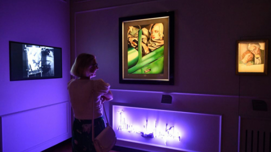 Otwarcie wystawy "Tamara Łempicka – ponad podziałami" w Muzeum Narodowym w Lublinie. Fot. PAP/W. Jargiło