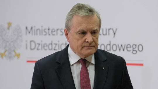 Wicepremier, minister kultury i dziedzictwa narodowego Piotr Gliński. Fot. PAP/M. Marek