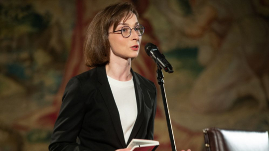 Dyrektor Instytutu Adama Mickiewicza Barbara Schabowska. Fot. PAP/V. Doveiko