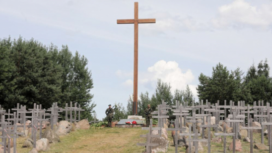 Wzgórze Krzyży w Gibach. Fot. PAP/A. Reszko